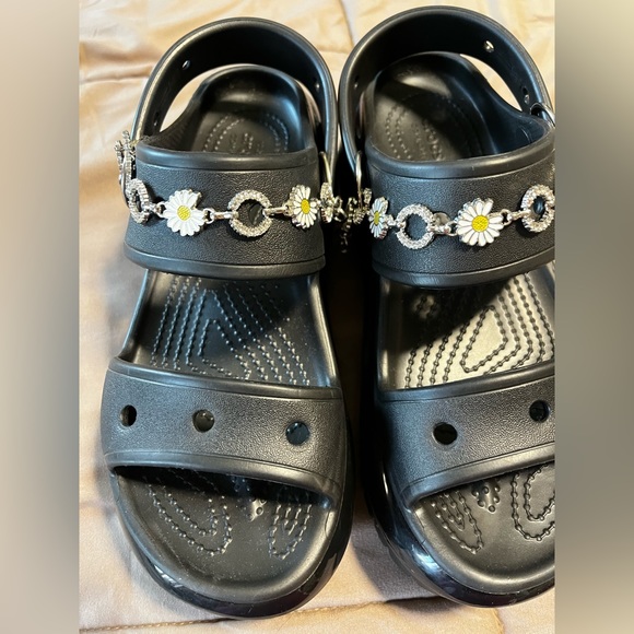 Black Mega Crush Sandals - Picture 4 of 8